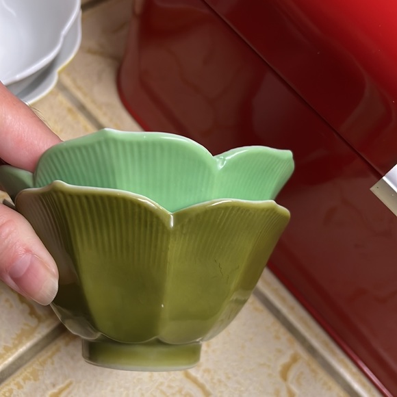 Set of 4 MCM Vintage Lotus Tulip Bowls - Picture 10 of 11